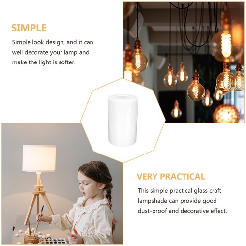 Glass Lampshade Accessories Lighting Device Accessory Transparent Hollow - Picture 8 of 12