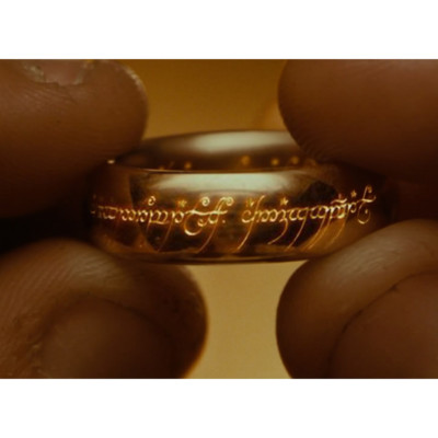 Unico Anello Del Potere Anello Signore Degli Anelli Oro Collana