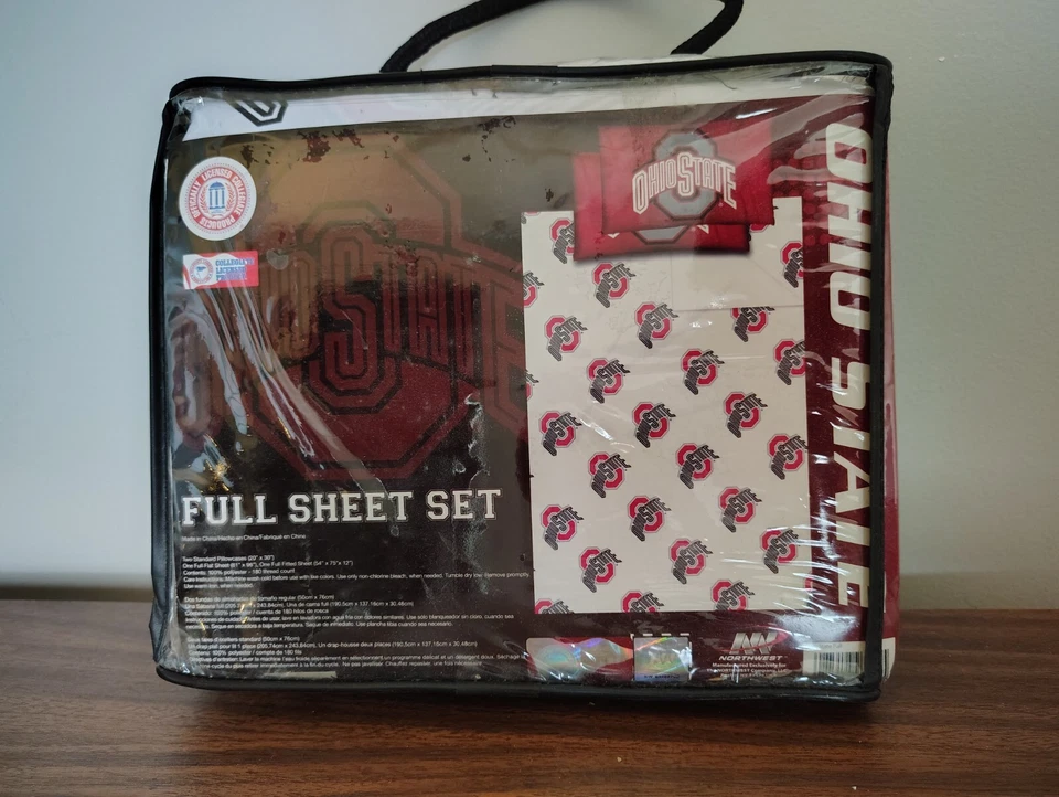 NCAA 官方授权俄亥俄州七叶树床单套装 — 第 2/3 张图片