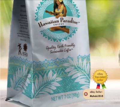 🌺FIVE Vanilla Macadamia Hawaiian Paradise Coffee Ground 7oz 100