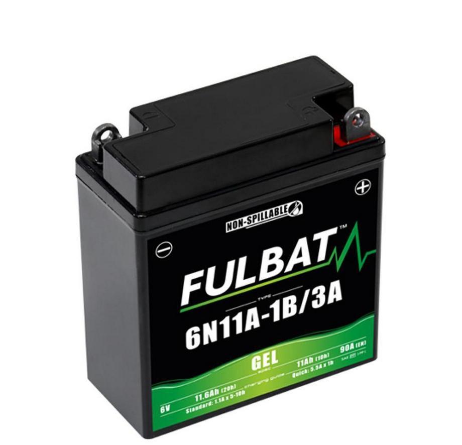 Batterie 6N11A-1B 6V résistant aux fuites pour restaurer les motos