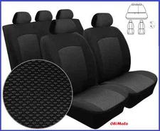 Tailored Fabric Full Set Seat Covers For Skoda Fabia Mk3 HTB 2014 - 2021