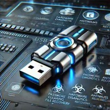 Bootable USB 2025 Computer Tech Tools - Reset Password, Data Recover, Antivirus