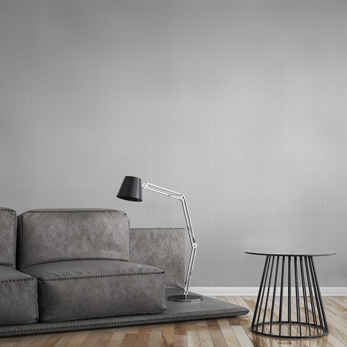 Papel pintado a rayas Profhome 644817-GU estructura blanco mate 26,5 m2 - Imagen 5 de 7