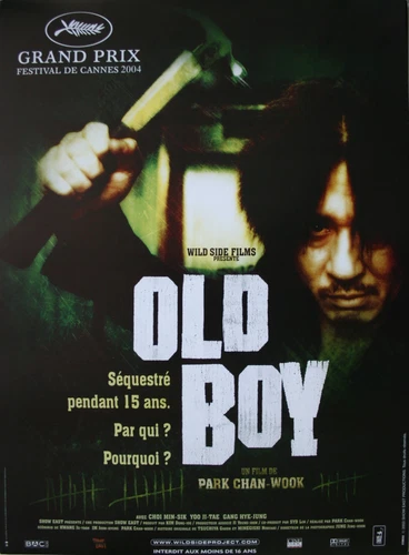 Old Boy Poster Cinema Original Roll off Canister Tvs 53x40 Movie to Be Sent Park