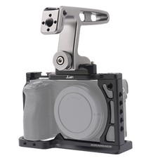 Aluminum Alloy Camera Cage Nato Top Handle Grip SET for Sony A6500 A6400 A6300