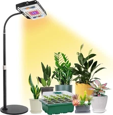 LBW Grow Light for Indoor Plants, Full Spectrum Desk LED Plant Light, Small Grow