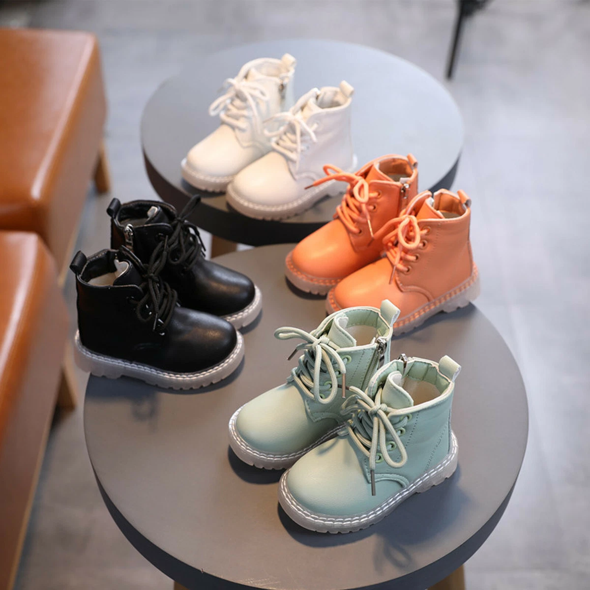 Toddler Baby Kids Boys Girls Boots Children Fashion Middle Boots