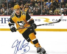 Signed 8x10 JOSEPH BLANDISI Pittsburgh Penguins Autographed Photo - COA