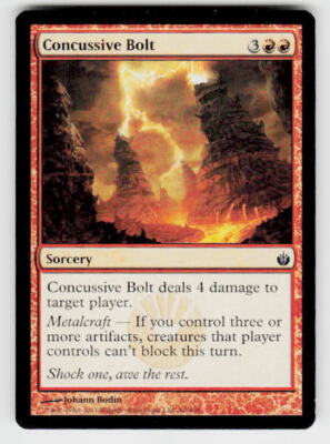 Mirrodin Besieged #60 Concussive Bolt