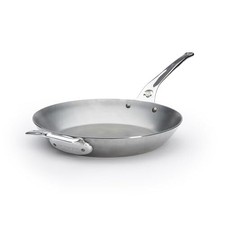 De Buyer - Poêle ronde en tôle d'acier MINERAL B Pro avec anse - 32 cm - Fabriqu
