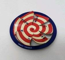 Cracker Jack Blow Spin Top - Dowst - Chicago 1940s - Spins Great - Lots of Fun 