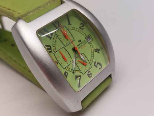 Pryngeps chrono CR884/2 Verde orologio cronografo uomo quartz (batteria) 39mm - Foto 3 di 14