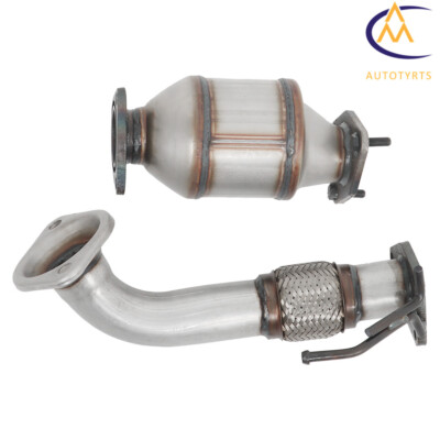 2 Convertidores Catalíticos Con Tubo Flexible Para Honda Accord 2.4L 2008-2012