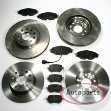 Bremsscheiben Ø 312 mm + Ø 272 mm + Beläge vorne hinten passend für Audi TT