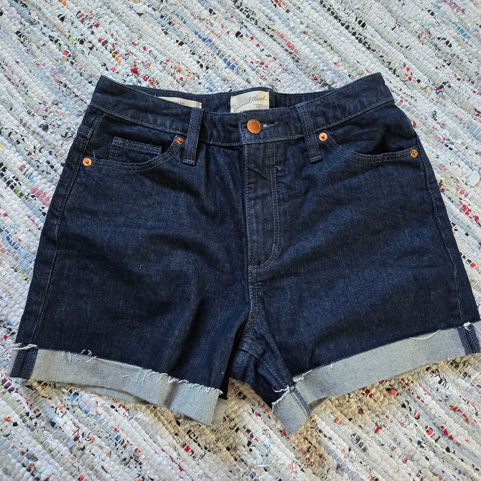 Target Universal Thread Vintage Mini Cuff Dark Bl… - image 1