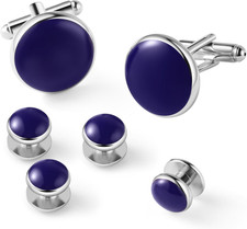 316L Stainless Steel Cufflinks Shirt Studs Business Wedding Gifts for Men