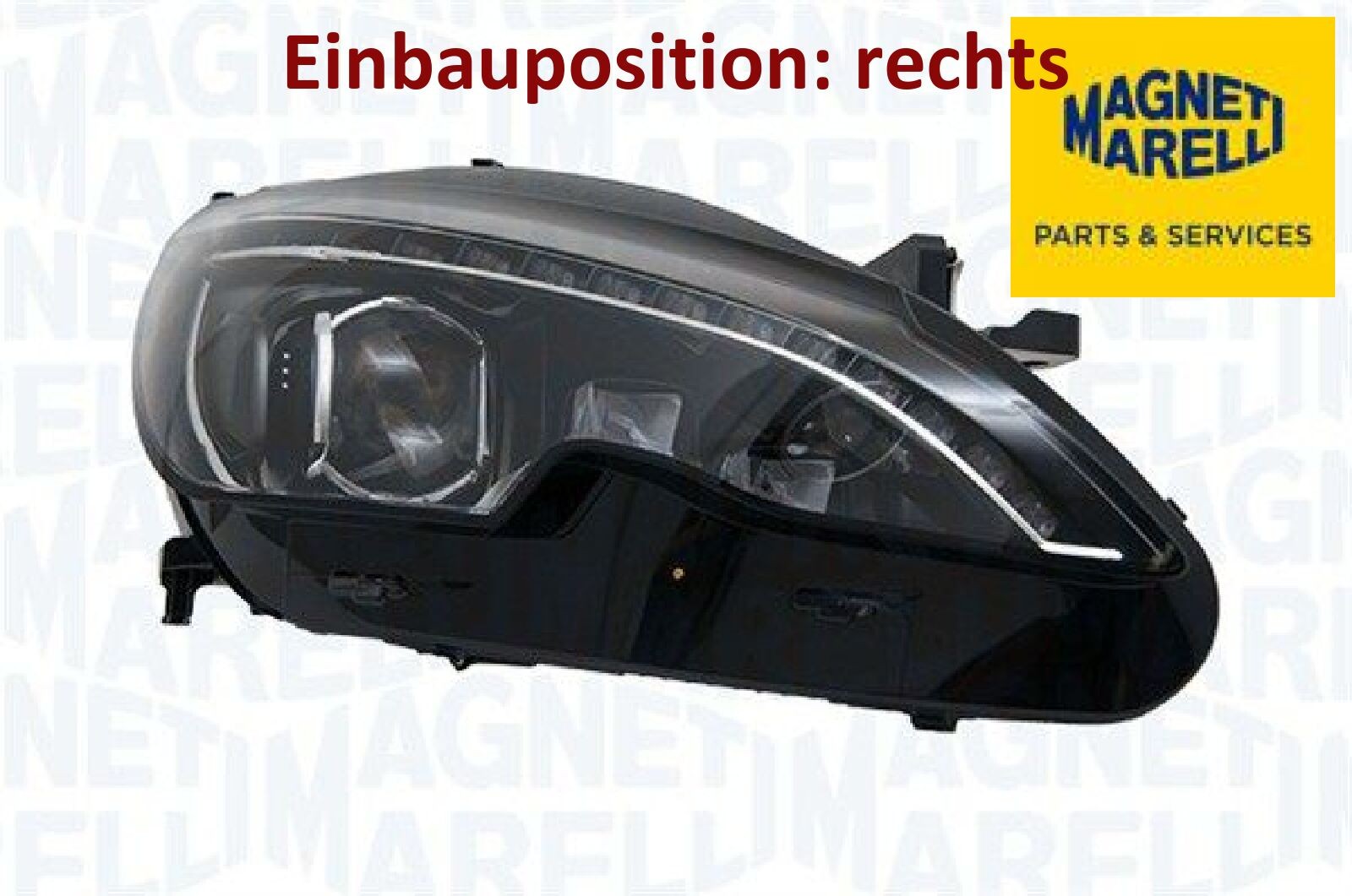 MAGNETI MARELLI 711451000006 Hauptscheinwerfer rechts Scheinwerfer für Peugeot