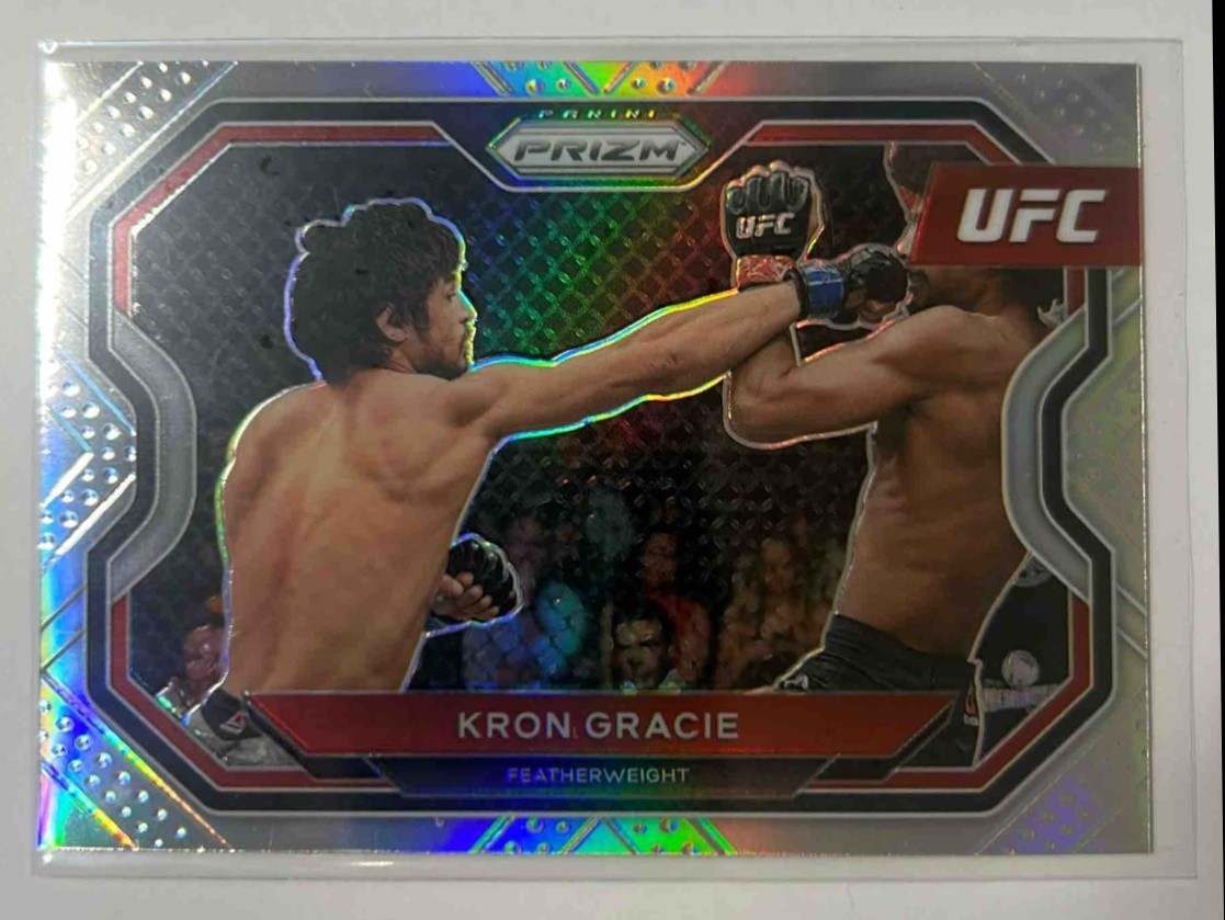 2021 Panini MMA Prizm UFC Kron Gracie Silver Prizms #114