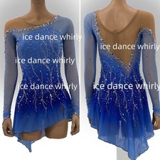 595 New Girls Kids Ice Figure Skating Dress Figure Skating Dress for Competition