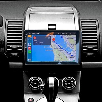 10'' For Nissan Sentra 2007-2012 Radio Car Carplay Android GPS Navigation 4+64G