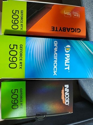 GIGABYTE PALIT INNO3D GeForce RTX 5090 Cooling Plates Accessories Set Used No P