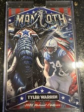Tyler Warren 1/1 Mammoth 2025 National Exclusive