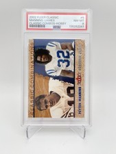 2002 Fleer Tradition Classic Combinations Peyton Manning Edgerrin James PSA 8 #