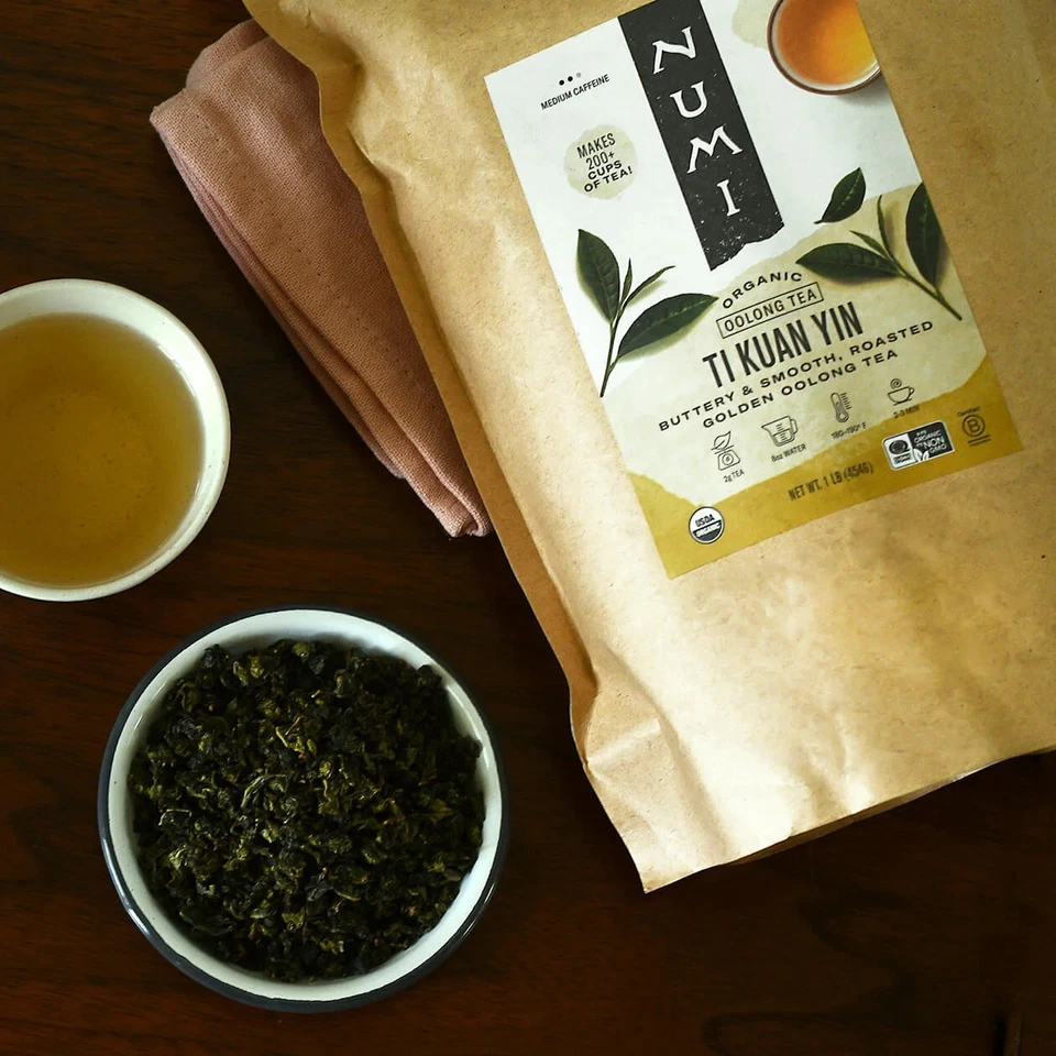 Numi Organic BTi Kuan Yin - Oolong (suelto) 1 libra (454 gramos) Foto 3 de 4