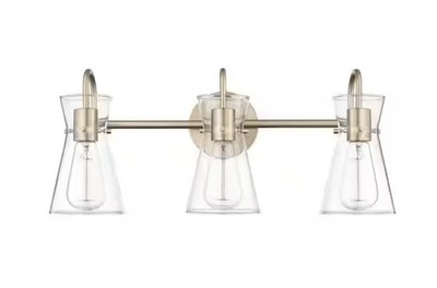 Millennium Lighting 21003 Camellia 3 Light 22''W Vanity Light - Gold