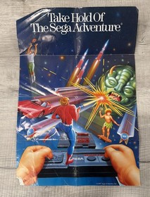 Sega Master System 3010-A With 4 Games, 2 Controllers, Light Phaser,Box TESTED