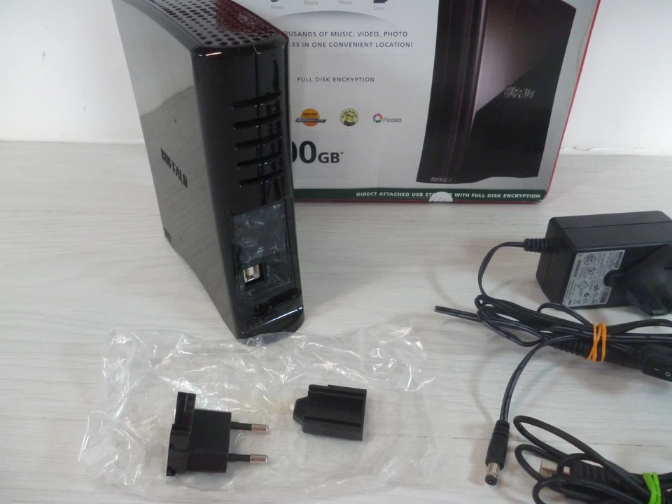 Buffalo 500gb Portable External Hard Disk Drive Tested Working and Formatted - Image 3 of 4