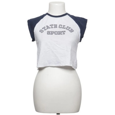Divided by H&M, T-shirt, Größe: M, Weiß/Mehrfarbig, Baumwolle, Print, Damen #ikF