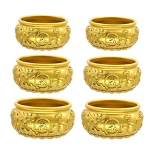 Feng Shui Treasure Basin Wealth Money Bowl for Home Decor Shops Office