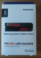 Samsung 990 PRO 4TB, M.2, NVMe Interne SSD mi...