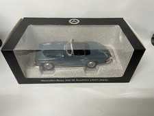 Mercedes Benz Sl Class 300Sl Roadster Spider W198 Ii 1957 Blue Gray/Norev 1/18 C