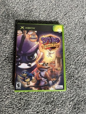 Spyro A Hero's Tail video game original Xbox CIB, great shape, TESTED, 2004