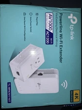 Open-Box TP-Link Powerline Wi-Fi Extender AV1000/AC1200 TL-WPA7617KIT (W5B6-28)