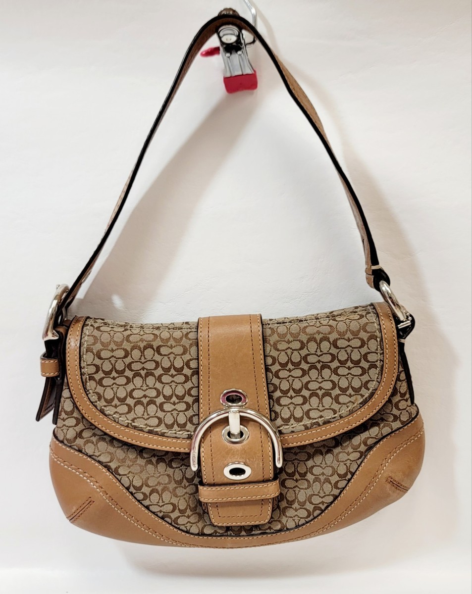 バッグ 1252 Coach Soho Flap Shoulder Bag Brown 1252 Coach Soho Flap Shoulder Bag Brown