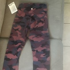 Lululemon Wunder Under Camouflage Compression Ankle Leggings Multicolor Size 4