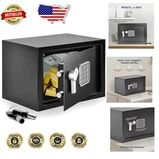 Secure Heavy-Duty 12.2” x 7.8” Electronic Safe - Easy Access & Installation