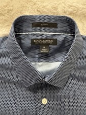 NWT Men  s Banana Republic Slim Fit Non-Iron Button Down Dress Shirt Medium M