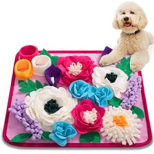 Snuffle Mat for Dogs Pet Treats Feeding Mat for Small/Medium Breed Dogs Non-S...