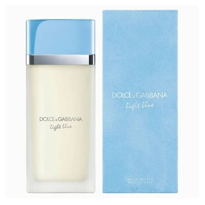 DOLCE & GABBANA LIGHT BLUE FOR WOMEN 200ML EDT SPRAY *NEUVERPACKT*