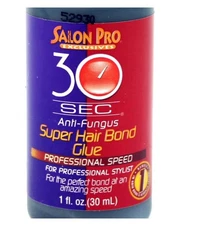 1oz Salon Pro 30 Second Fast Acting Bonding Glue Best for Eyelashes Hairstyles