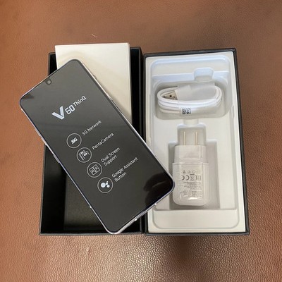 LG V60 THINQ 5G LM-V600AM V600TM V600VM Unlocked 128GB Android Smartphone