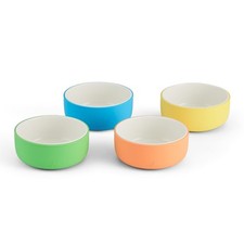 Elk And Friends Kids Porcelain Bowls Silicone For Non Slip 4 Pack