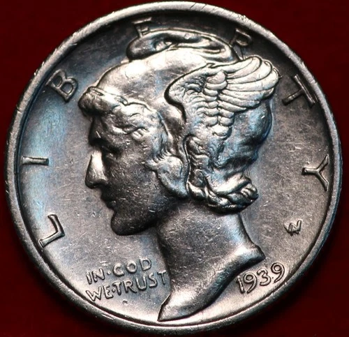1939-S Mercury Dime — photo from the most recent tracked eBay sale