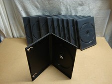 Black Single DVD Cases - 14MM - Lot of 11