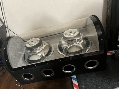Soundstream Dual Subwoofer Enclosure Quad Ports for Trunk Fitment